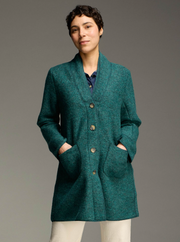 CUT LOOSE Boiled Wool Mid-Length Coat - 3988741