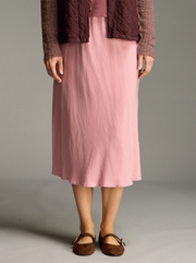 CUT LOOSE Vintage Satin Bias Midi Skirt - 6189534