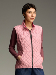 CUT LOOSE Quilted Parachute Zip Front Quilted Vest - 6595655
