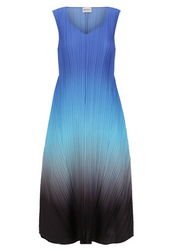 Alquema Long Estrella Dress - TANZINITE TO BLACK