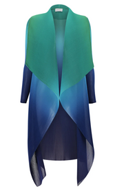 Alquema Long Collare Coat - RAINFOREST