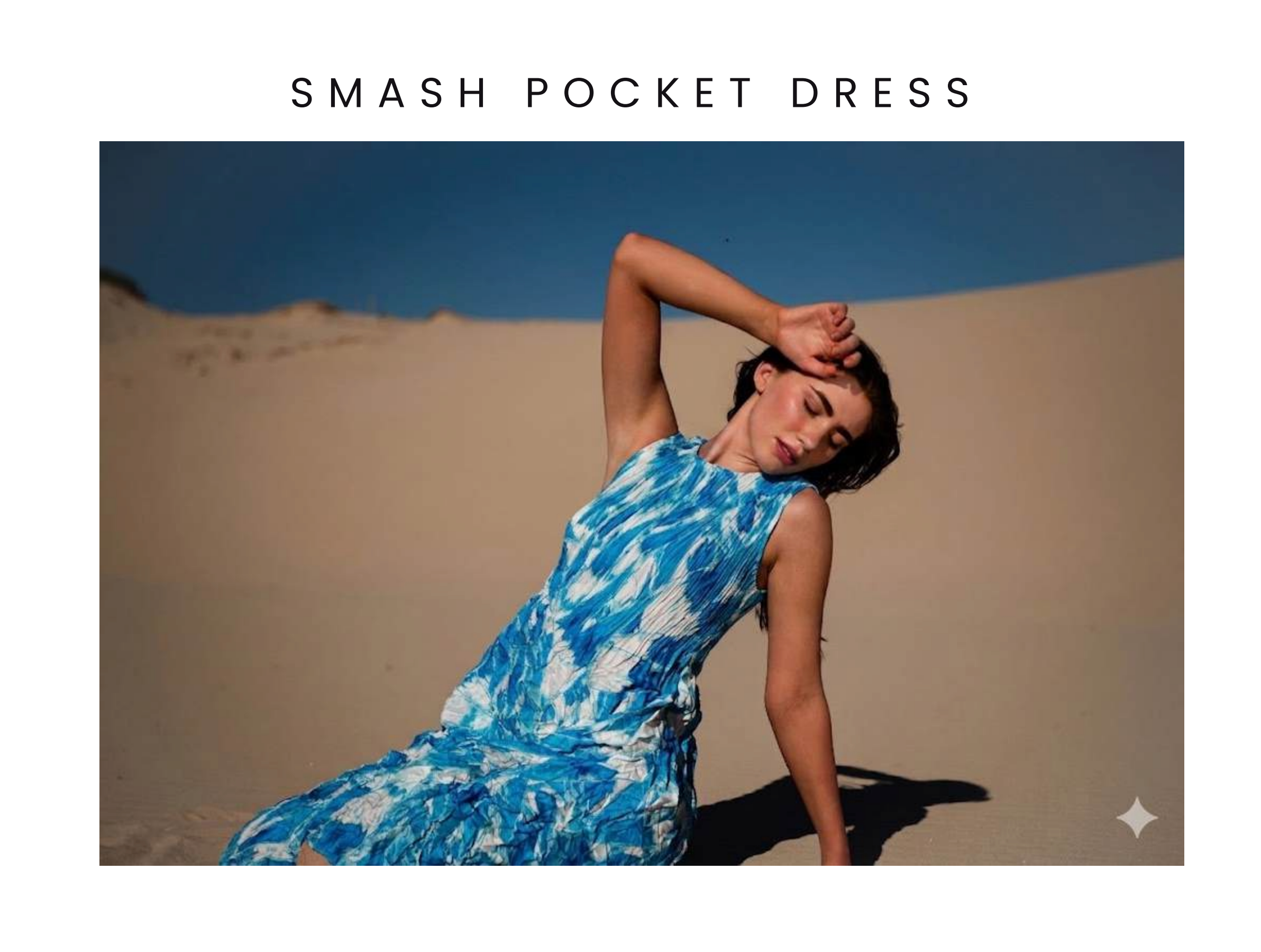 Alquema Smash Pocket Dress - TANGERINE DENIM
