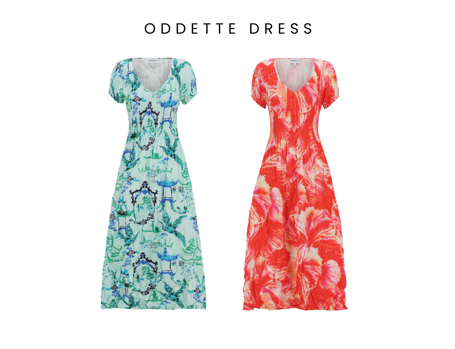 Alquema Odette Dress - MINT PAGODA