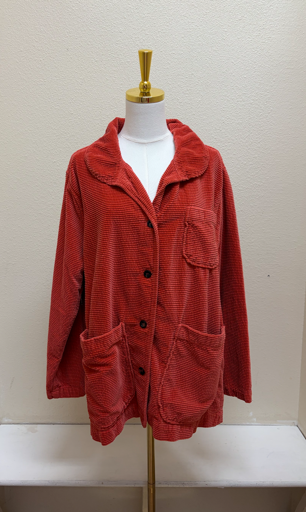 CUT LOOSE Lux Cord Long Blazer - 1898787