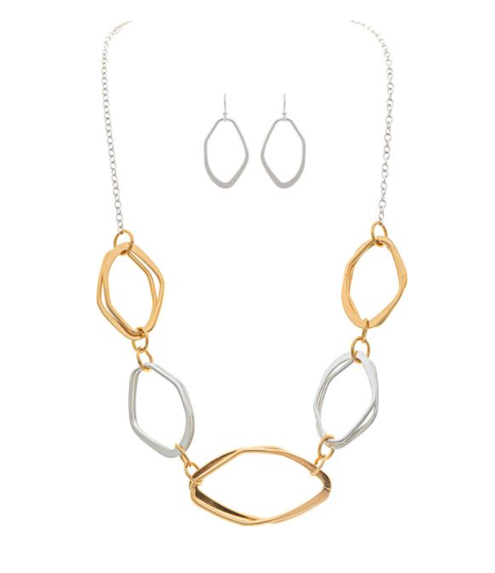 RAIN Silver Modern Oval Hoop Earring - N2958TT