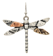 RAIN Multimetal Funky Dragonfly Earring - E2555M