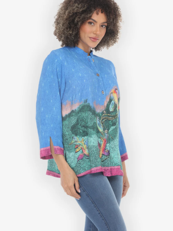 Citron "Dreaming Water Koi Blouse" - 1213DWK
