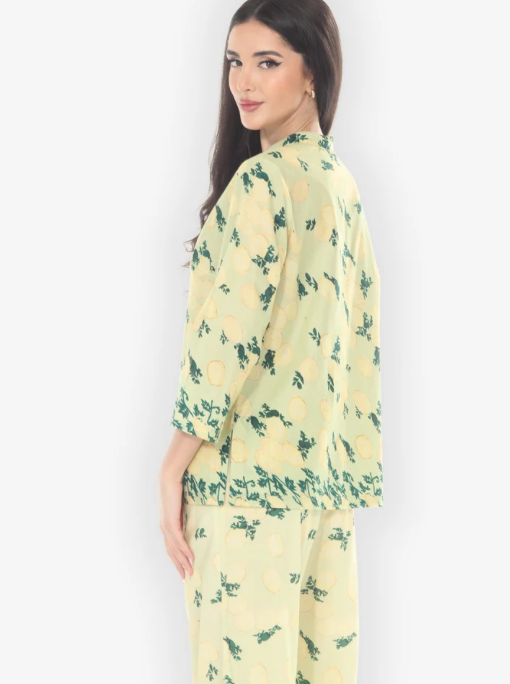 Citron "Citron Lemon Print Cotton Blouse" - 1213CLP