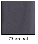 Sydney Project Peggy Round Neck Long Flowy Too w/ Reuched Cuffed Sleeves - AFT1157 - CHARCOAL