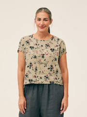 CUT LOOSE Spring Bloom High Low Top - 4096182