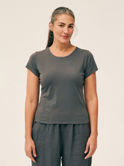 CUT LOOSE Light Lycra Jersey Short Sleeve Fitted Crew - 2015086