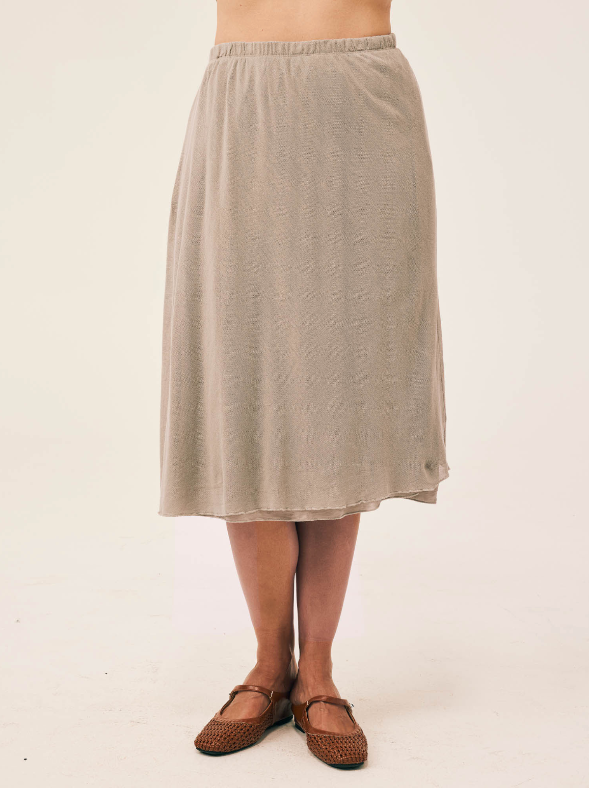 CUT LOOSE Tulle Double Layer Bias Skirt - 1389509