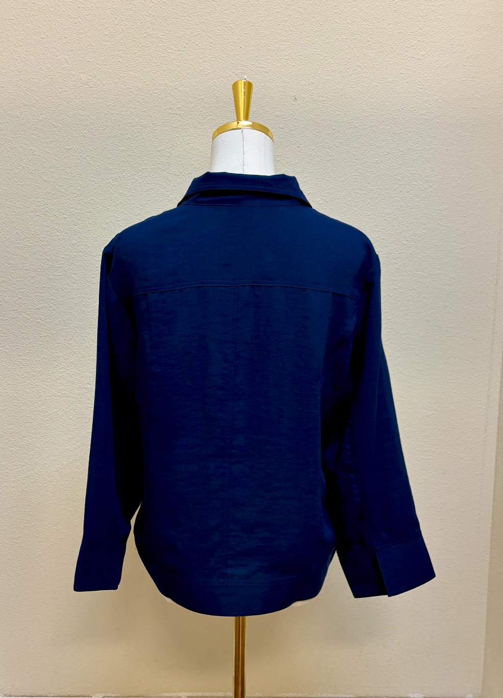 Fridaze AA27 - Linen Jean Jacket II - BLUEBERRY