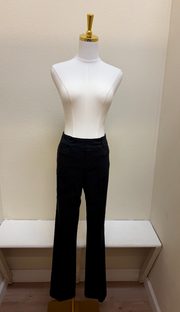 Slimsation Pull-On Woven Flare Pant w/ Real Front Pockets M46706PM - BLACK