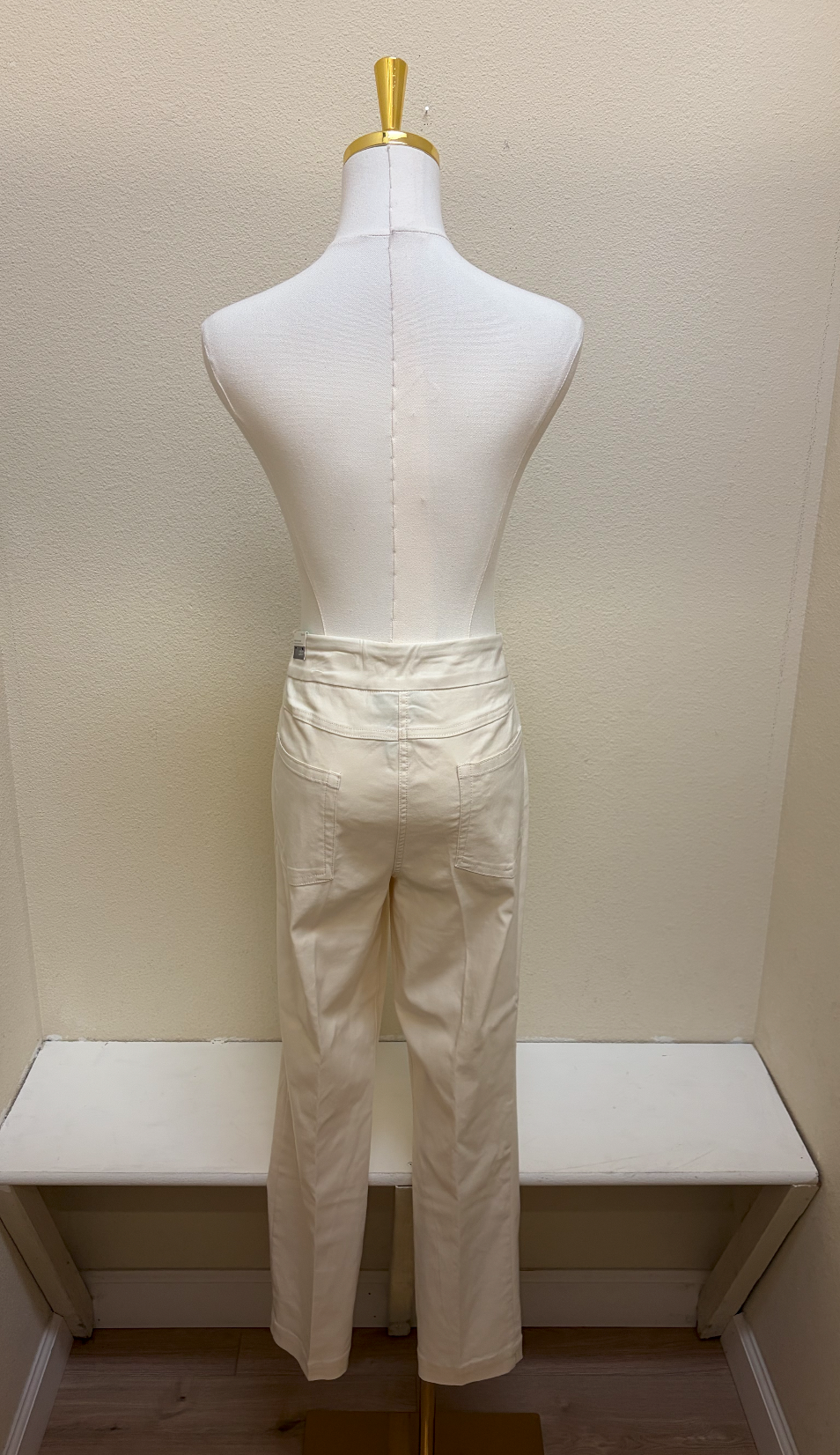 Slimsation Pull-On Ankle Pant w/ Real Front & Back Pockets M30719PM - WINWHT