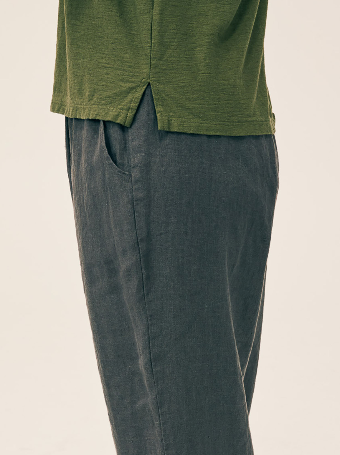 CUT LOOSE Linen Cotton Jersey Mariner's Tee - 5016864