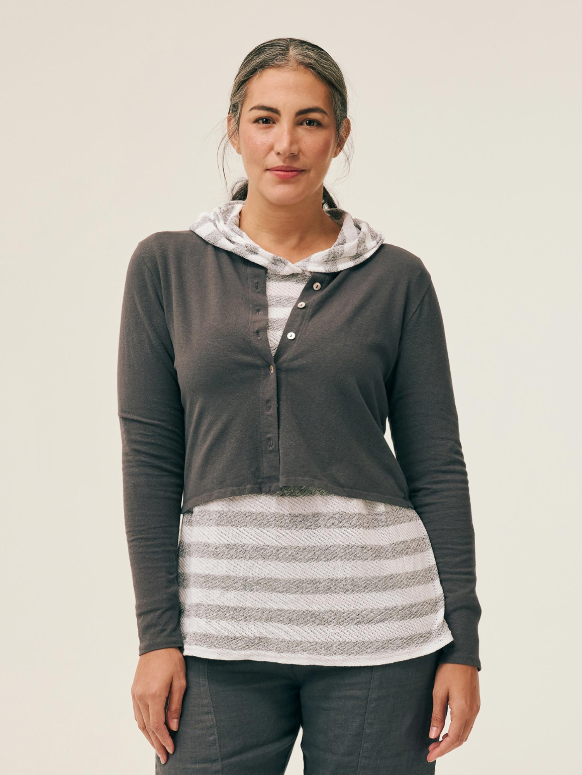 CUT LOOSE Fine Knit Shrunken Cardigan - 2668069
