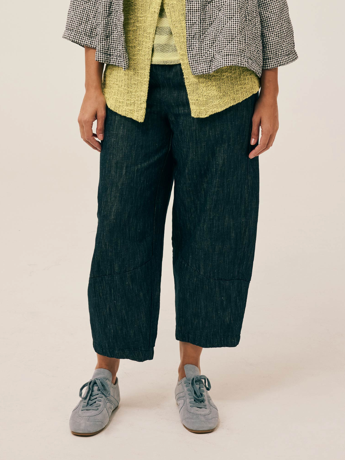 CUT LOOSE Flax Denim Lantern Pant - 0452388