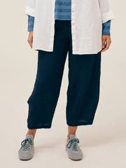 CUT LOOSE Textured Rayon Lantern Pant - 6382388