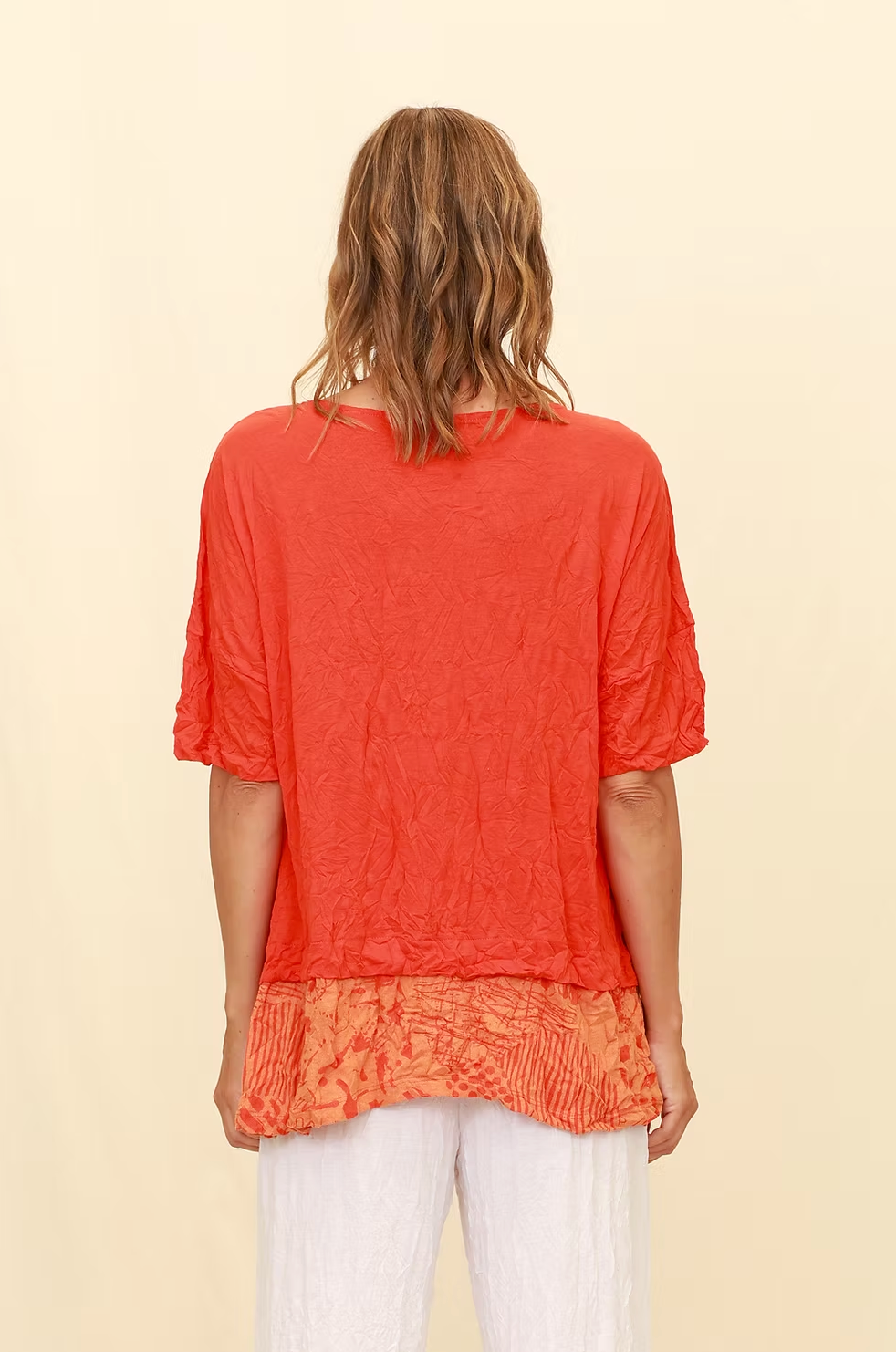 Chalet Recycled Crinkle Jersey Eudora Top - C72408