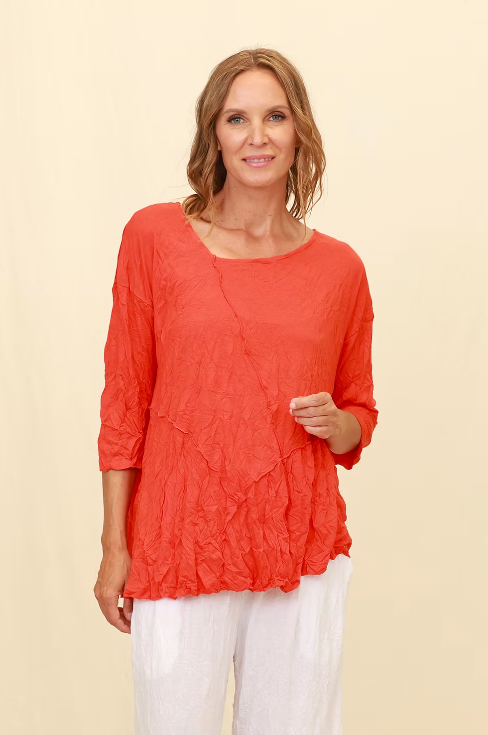 Chalet Recycled Crinkle Jersey Pandora Top - C72681