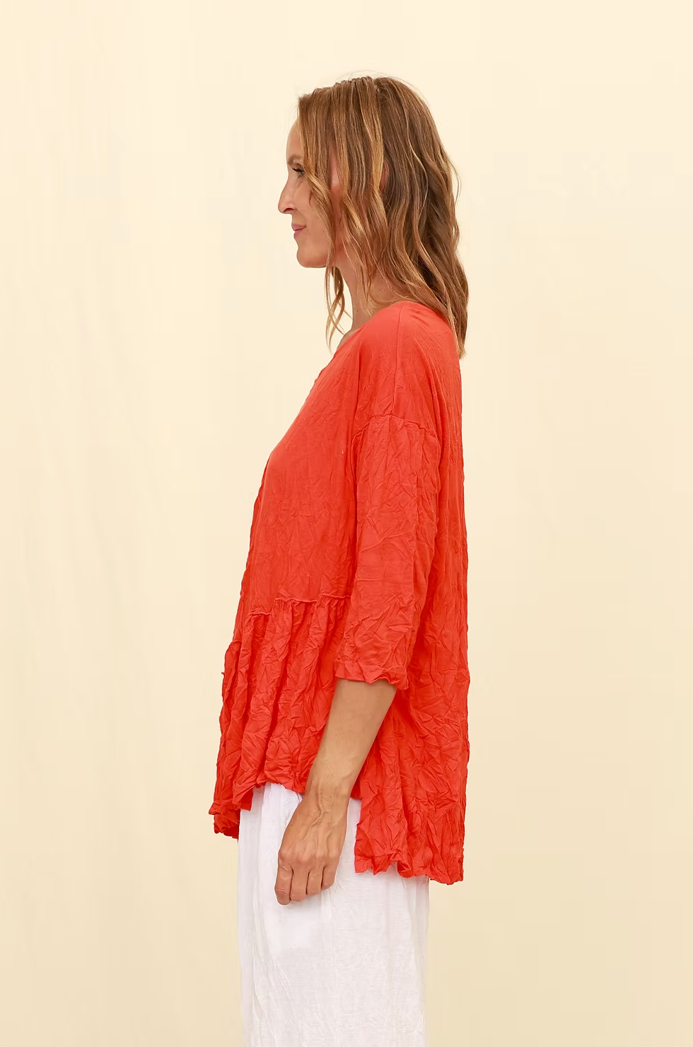 Chalet Recycled Crinkle Jersey Pandora Top - C72681