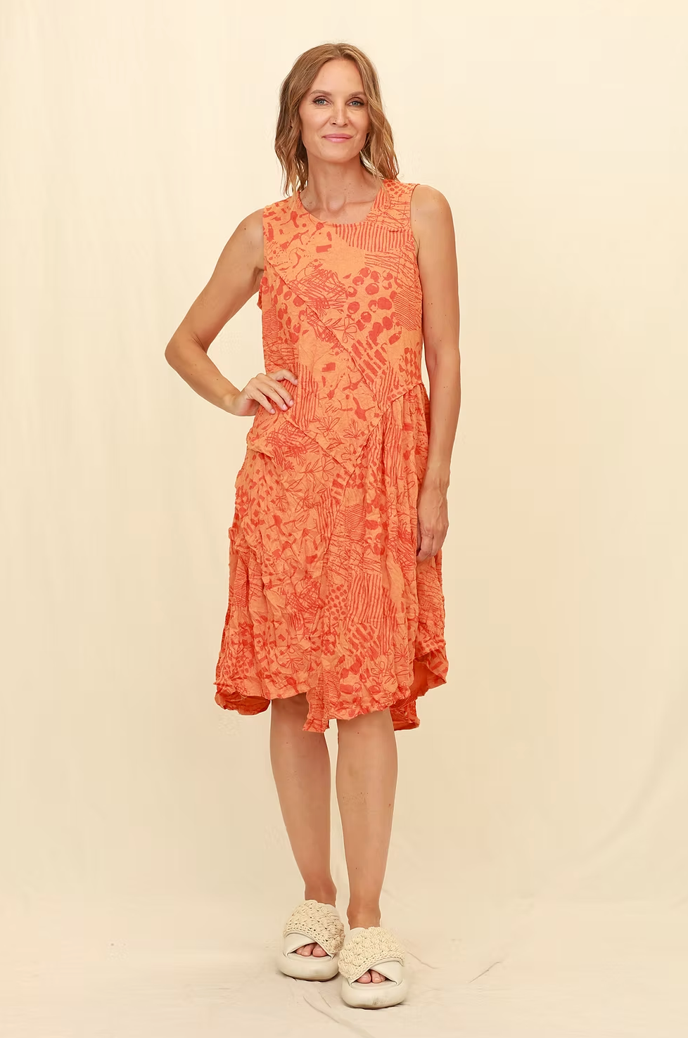 Chalet Recycled Crinkle Jersey Austen Dress - C76128
