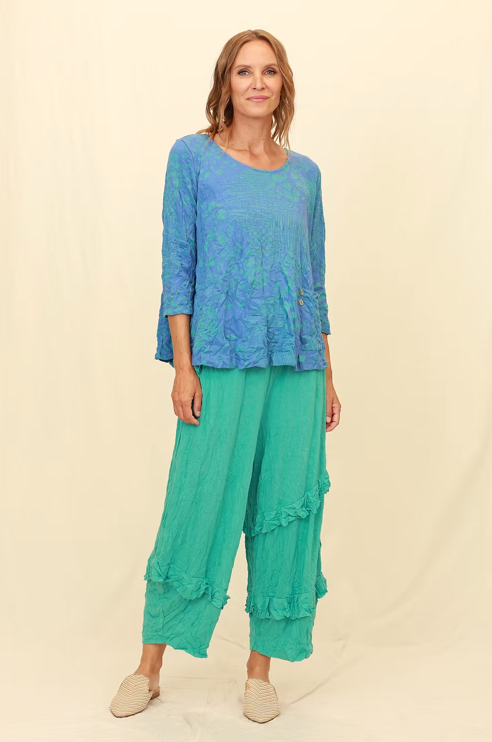 Chalet Recycled Crinkle Jersey Christie Pant - C78050