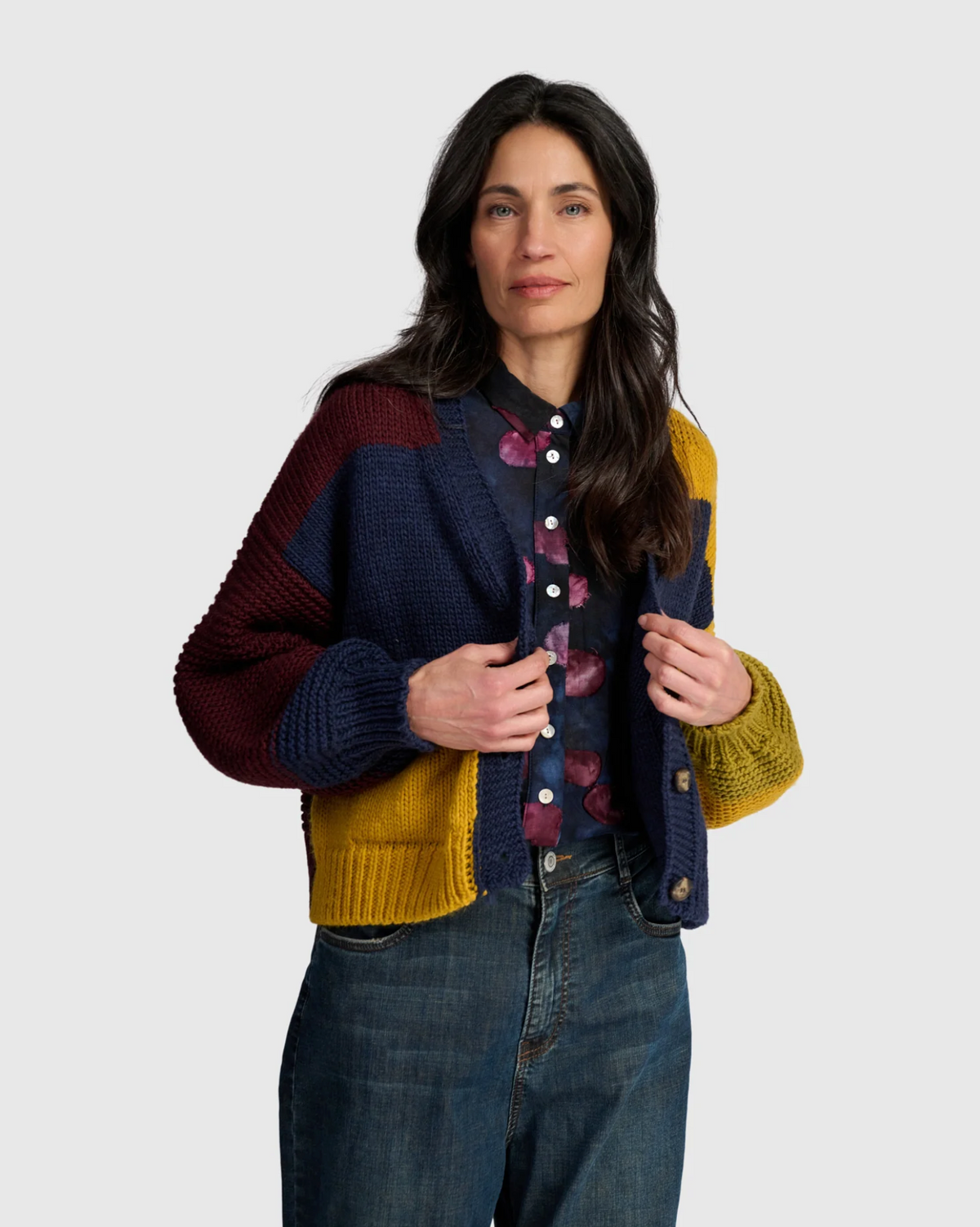 ALEMBIKA Carnival Chunky Cardigan - AS945H - HONEY