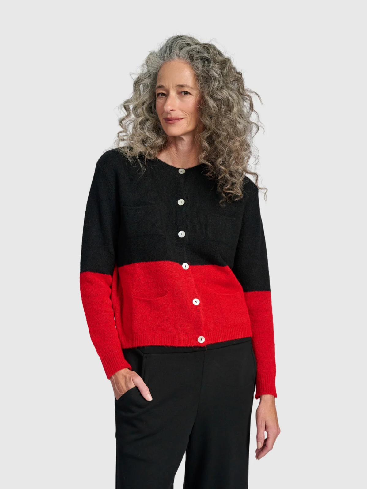 ALEMBIKA Maeve Cardigan - AS947R - RED
