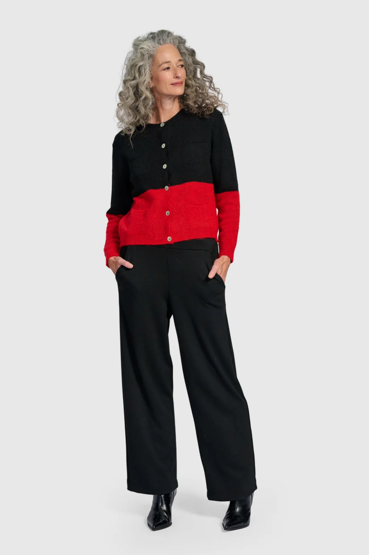 ALEMBIKA Maeve Cardigan - AS947R - RED