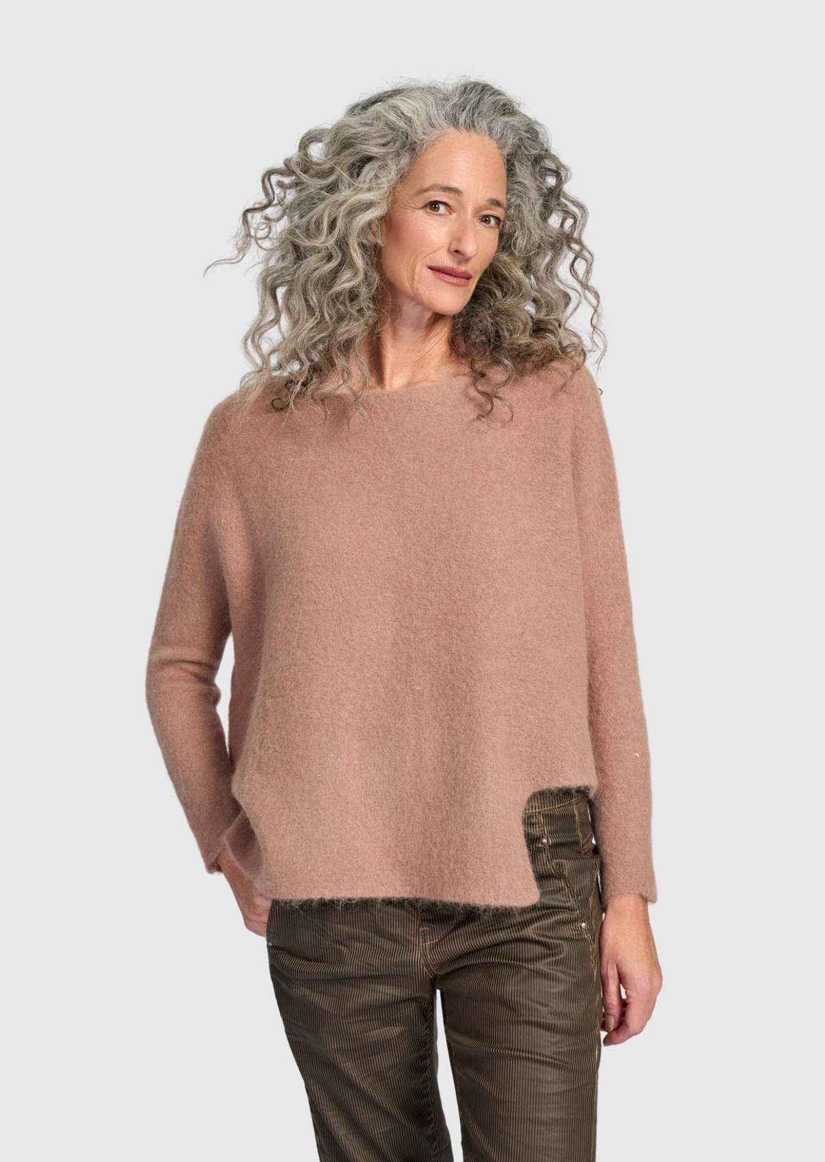 ALEMBIKA Sculpt Boxy Sweater - AS950S - SAND
