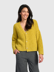 ALEMBIKA Teddy Boucle Cardigan - AS951H - HONEY