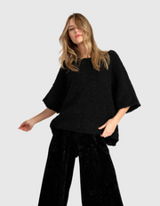 ALEMBIKA Brio Boucle Pullover - AS952I - INK