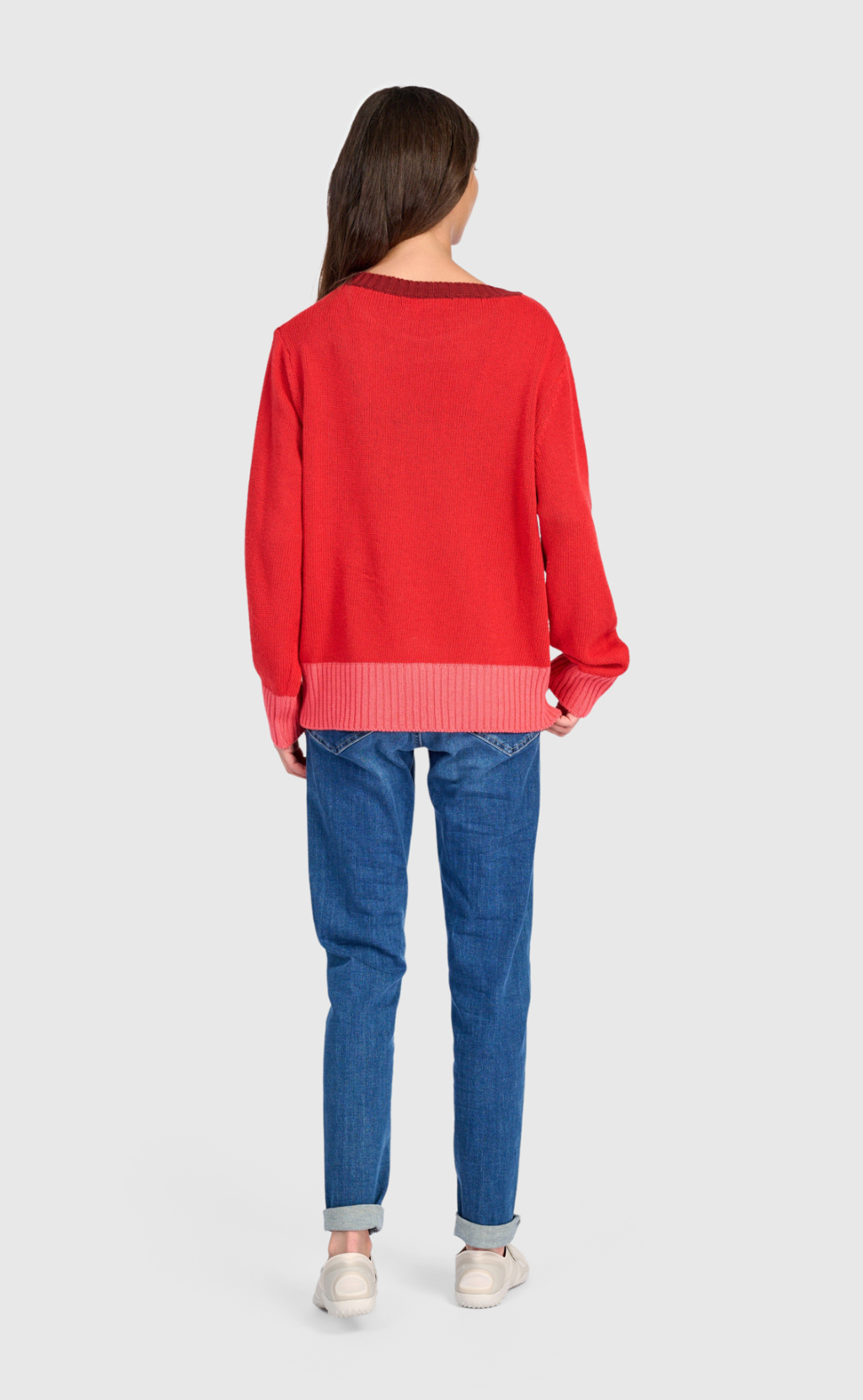 ALEMBIKA Patch Pocket Sweater - AS54R - RED