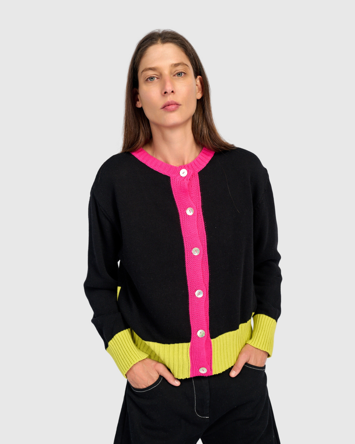 ALEMBIKA Cricket Cardigan - AS60B - BLACK