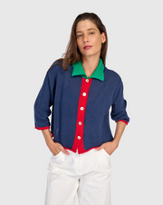 ALEMBIKA Coco Cardigan - AS66N - NAVY