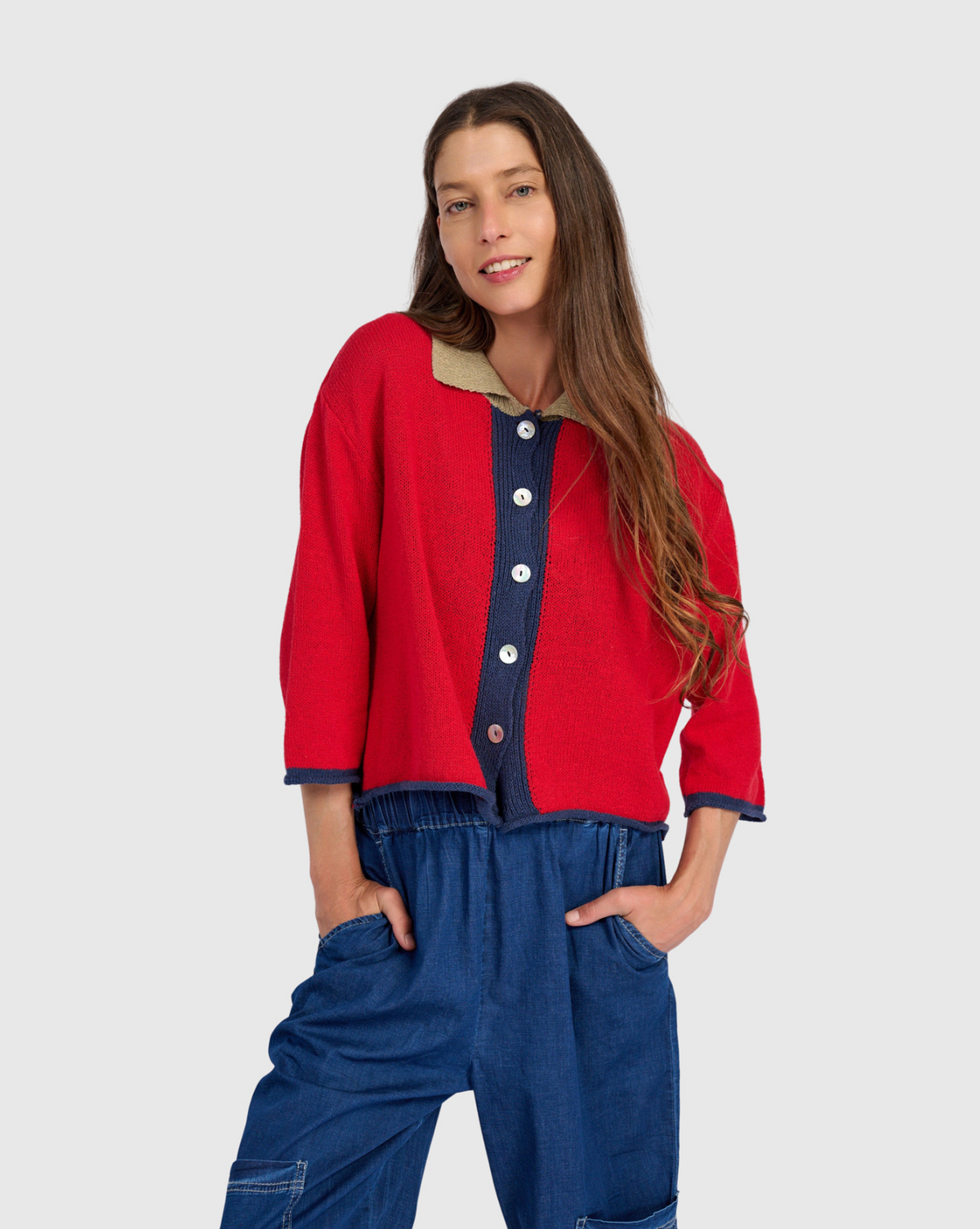 ALEMBIKA Coco Cardigan - AS66R - RED