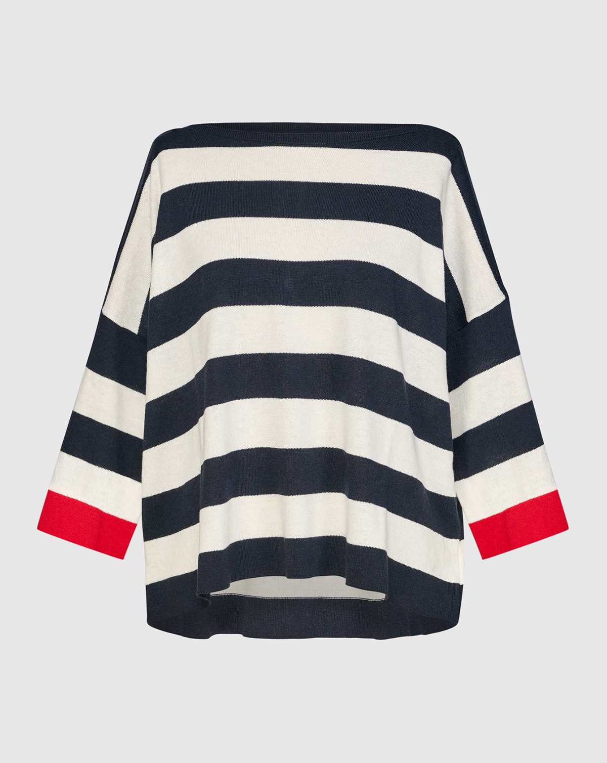 ALEMBIKA Jetty Striped Sweater - AS67R - RED