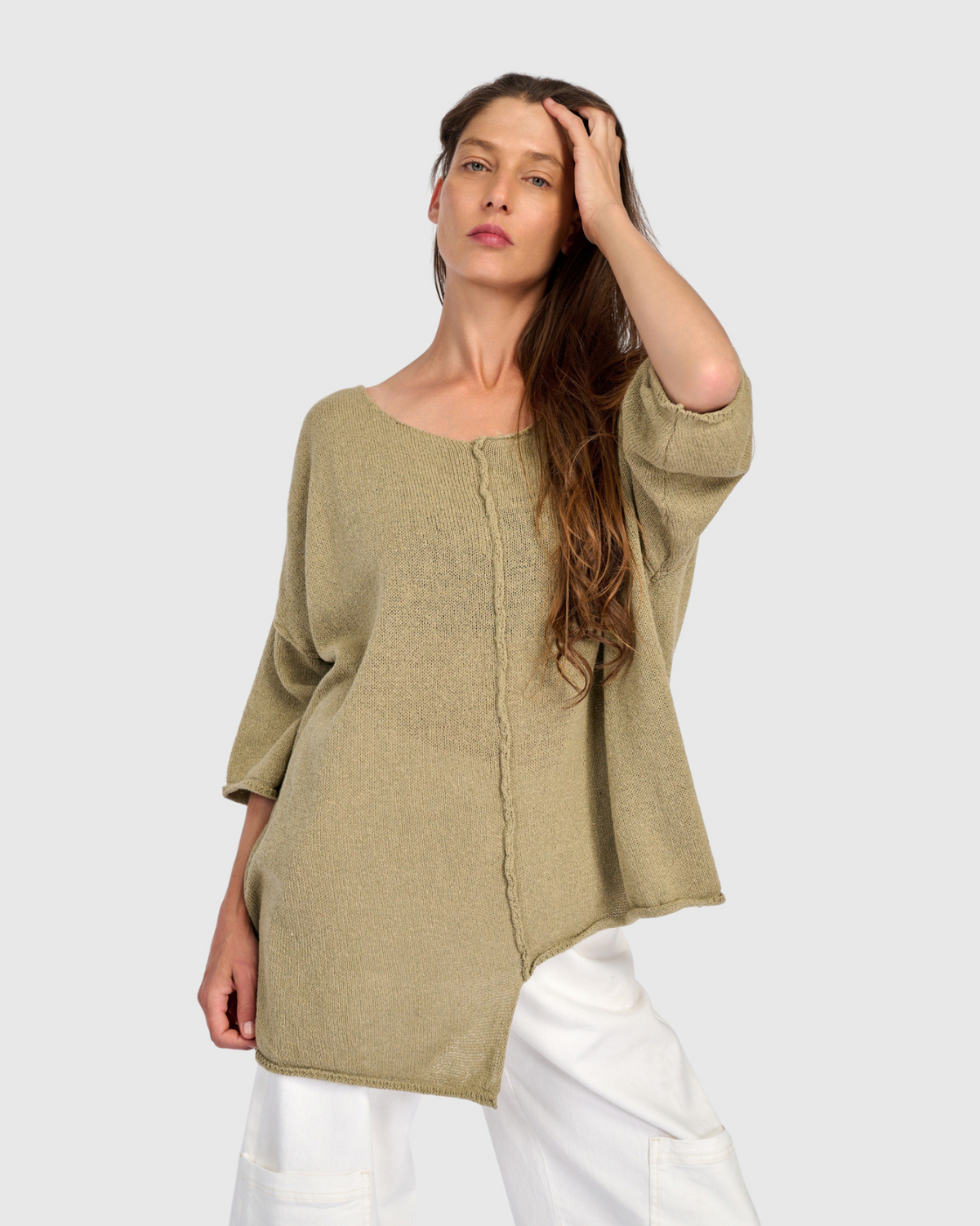 ALEMBIKA Attic Loose Sweater - AS65S - STONE