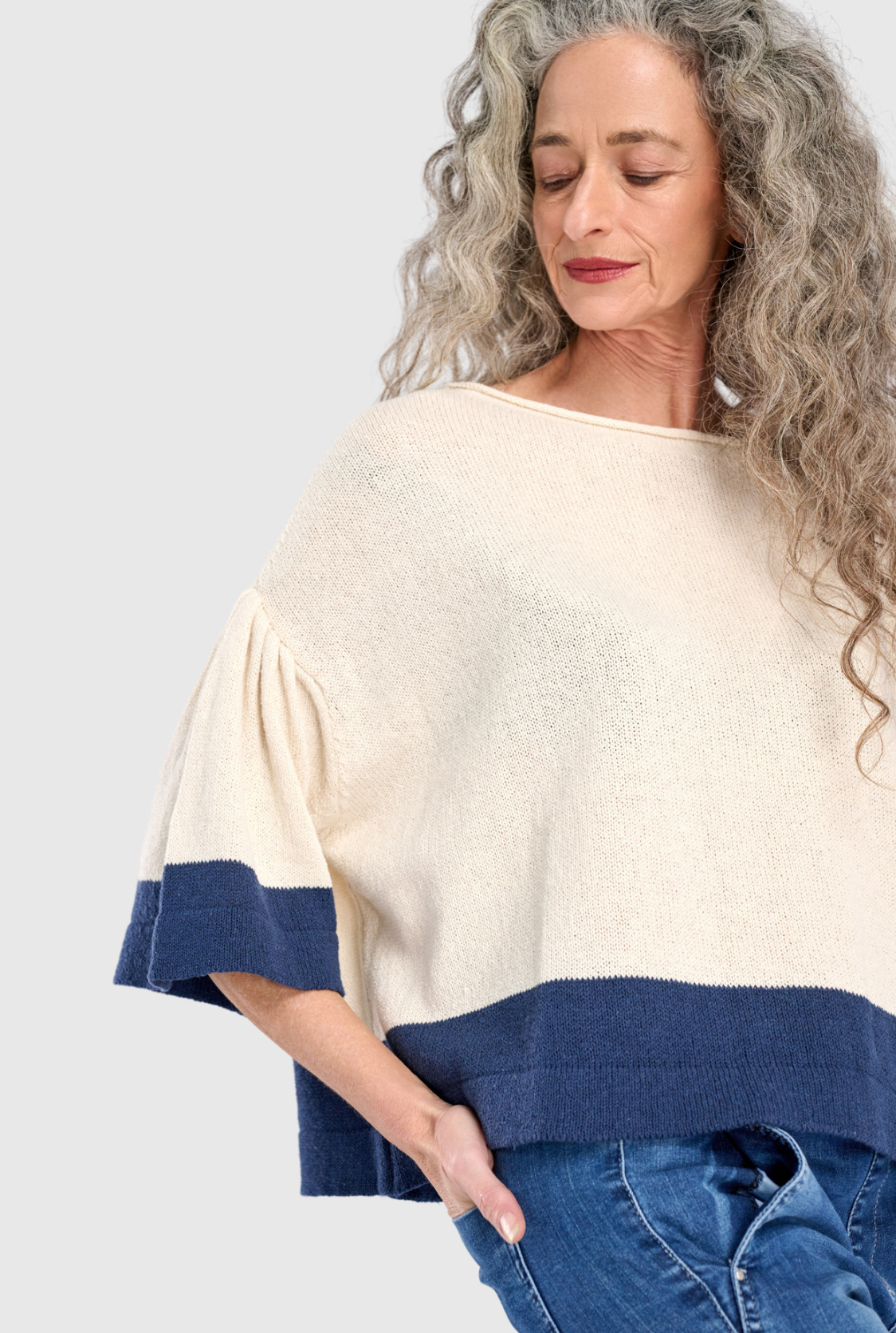 ALEMBIKA Belle Sweater - AS50N - NAVY