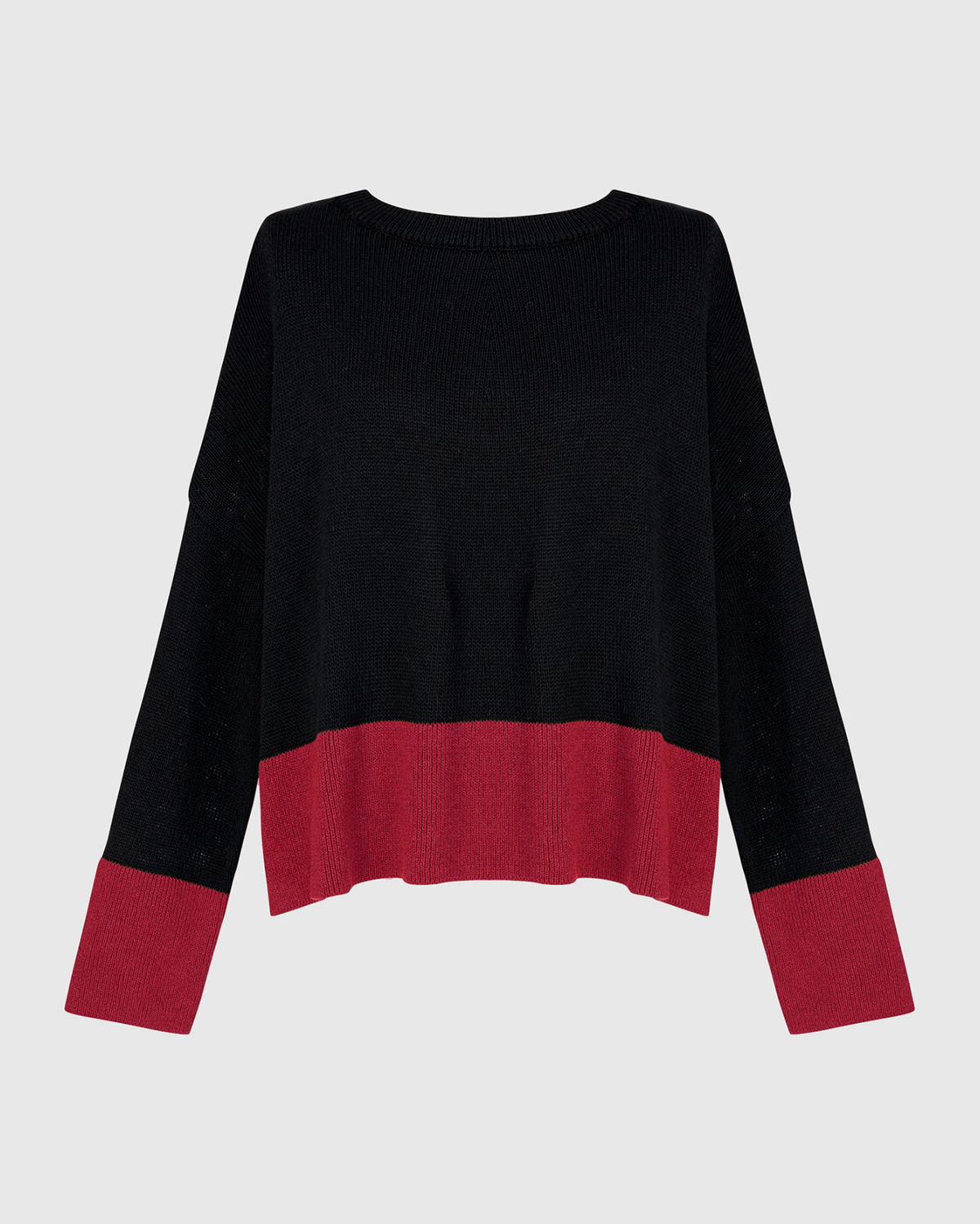 ALEMBIKA Vista Block Sweater - AS940R - RED