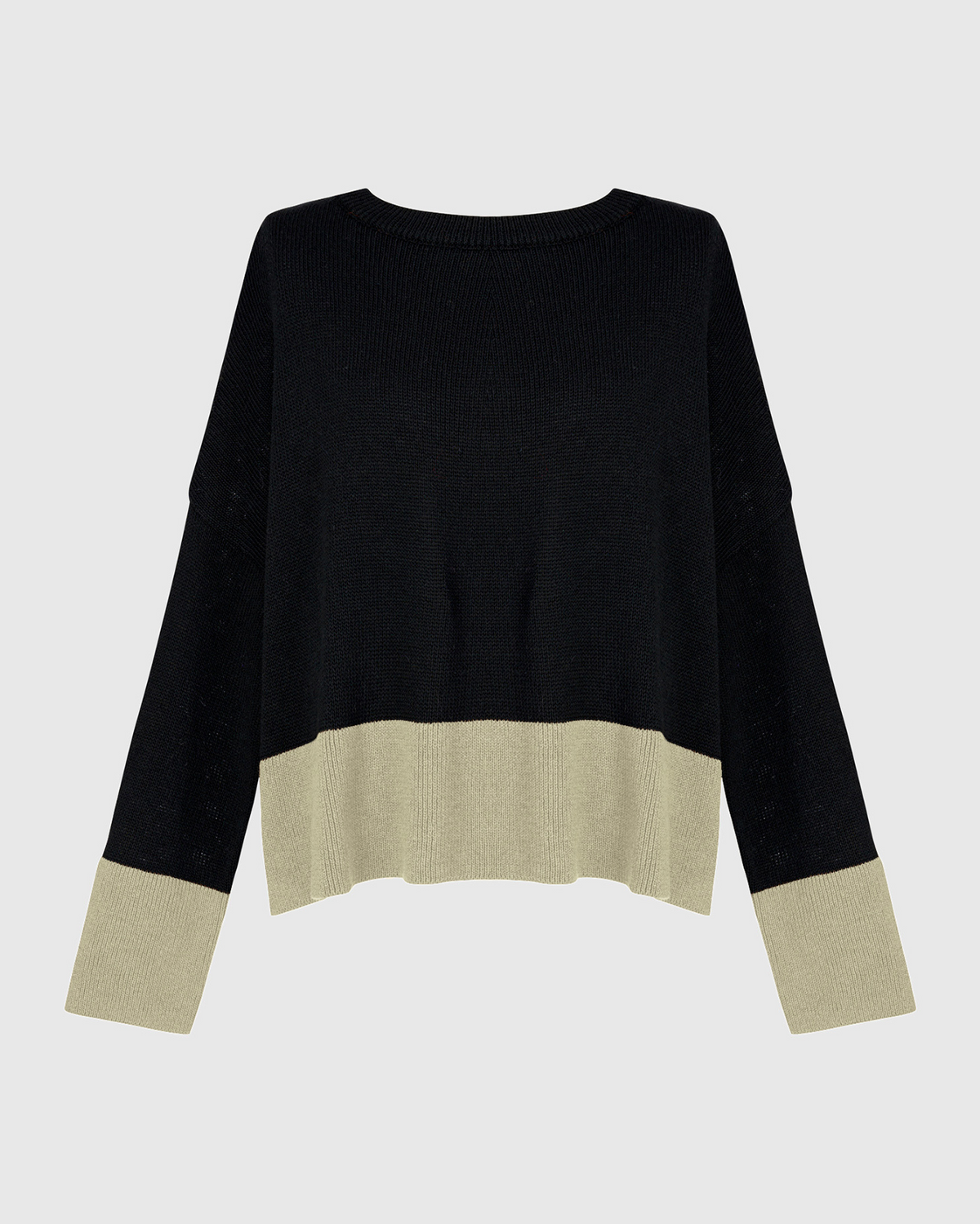 ALEMBIKA Vista Block Sweater - AS940C - CREAM