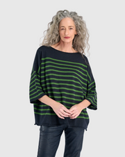 ALEMBIKA Carolina Relaxed Sweater - AS46S - STRIPES