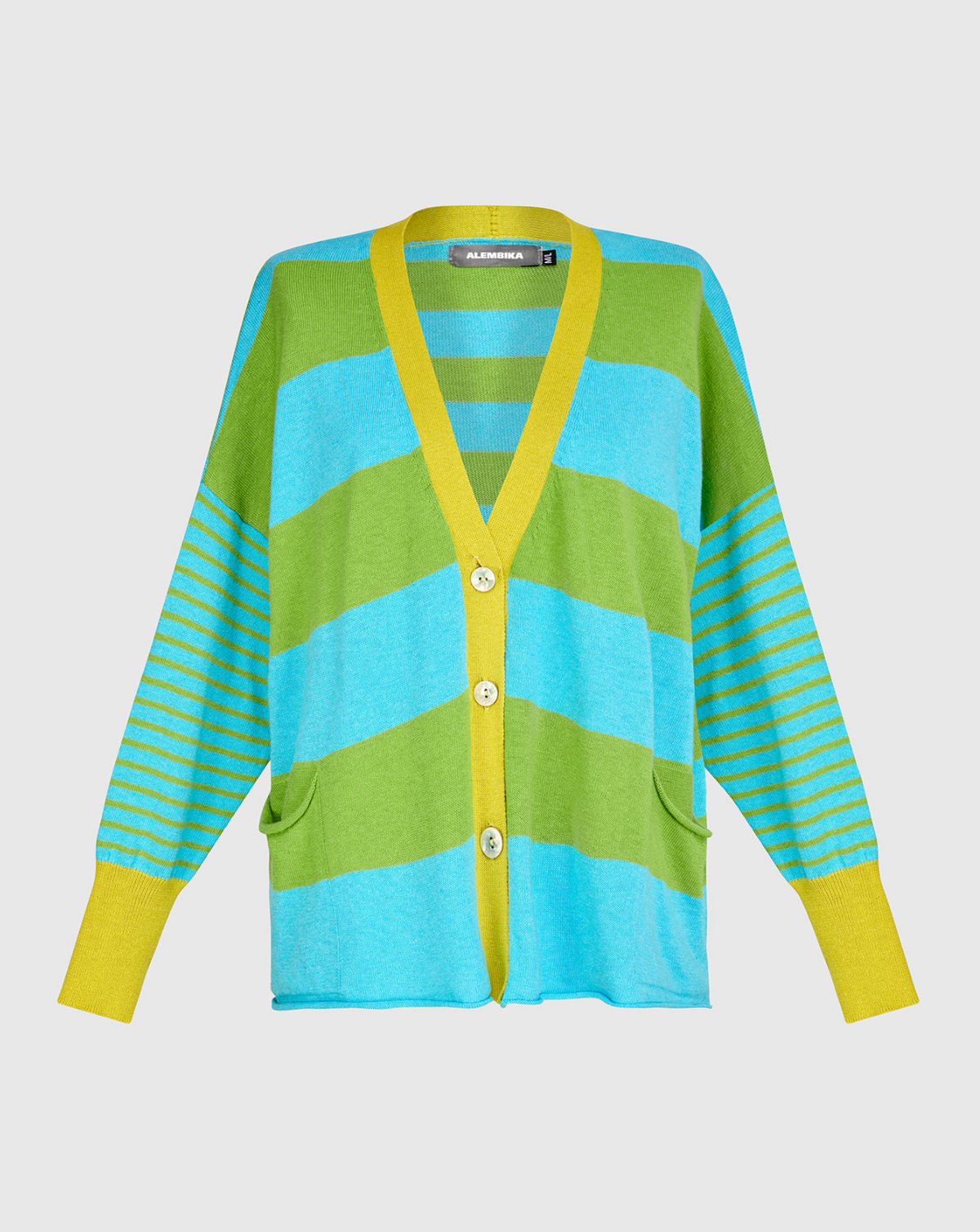 ALEMBIKA Gumdrop Cardigan - AS29S - STRIPES
