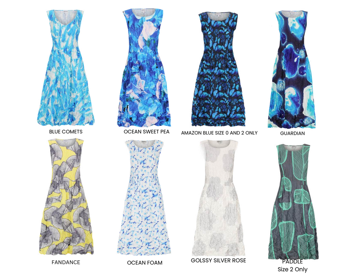Alquema Smash Pocket Dress - PEACOCK SCROLL