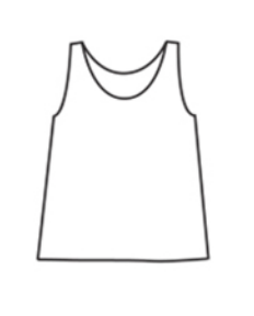 CUT LOOSE Rayon Parachute Layering Tank - 6215607