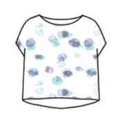 CUT LOOSE Ink Spot High Low Top - 4976182