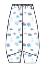 CUT LOOSE Ink Spot Lantern Pant - 4972388
