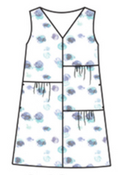 CUT LOOSE Ink Spot Patch Dress - 4970784